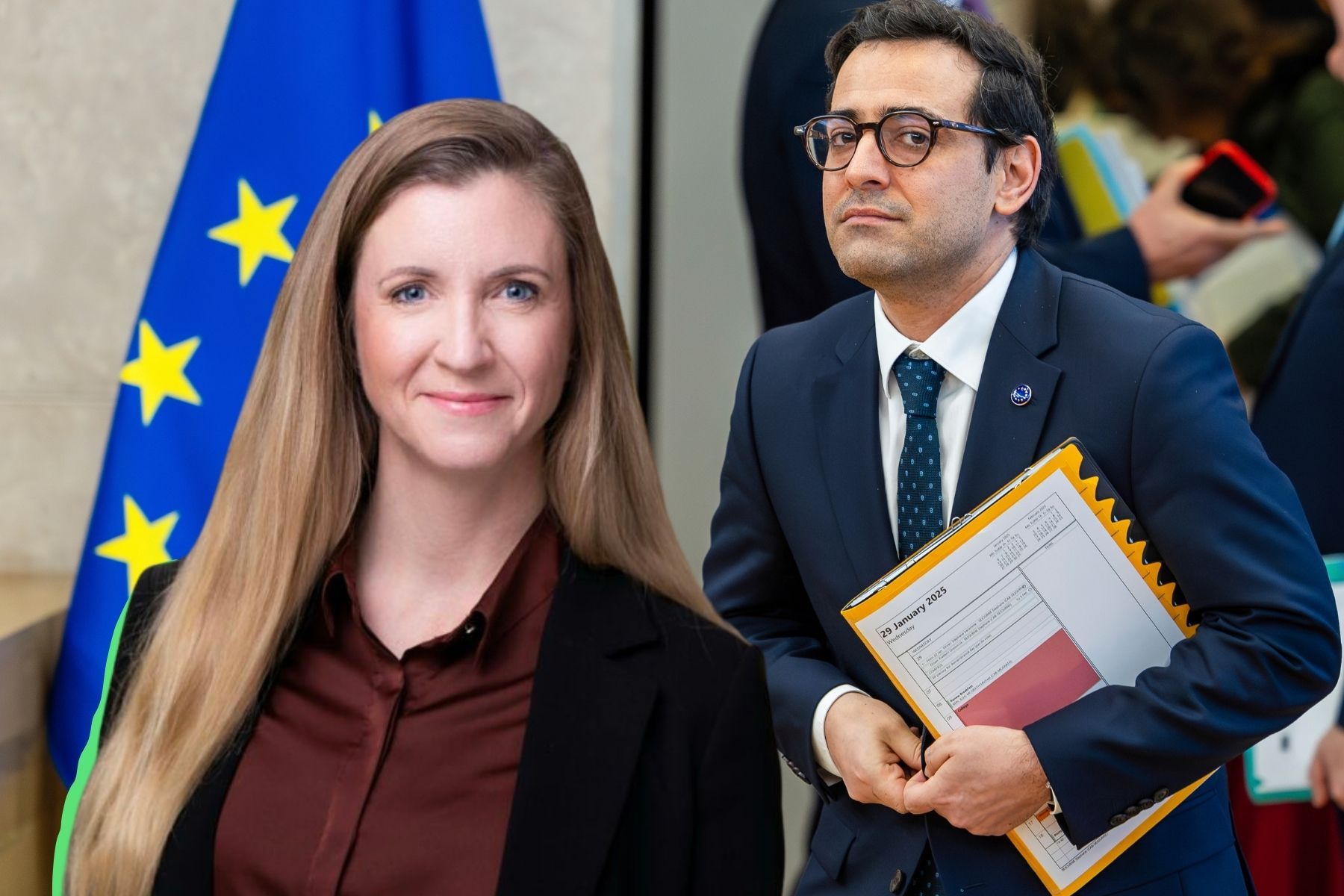 Emma Nehrenheim och Stéphane Séjourné. Foto: Pressbild/TT