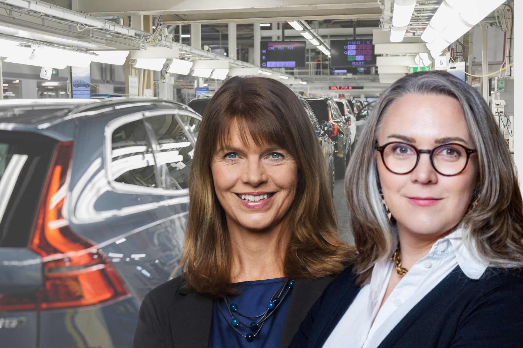 Linda Pålsson, president och vd på Afry, samt Emma Ranerfors, presschef och strateg på Sweco. Foto: TT / pressbilder (montage).