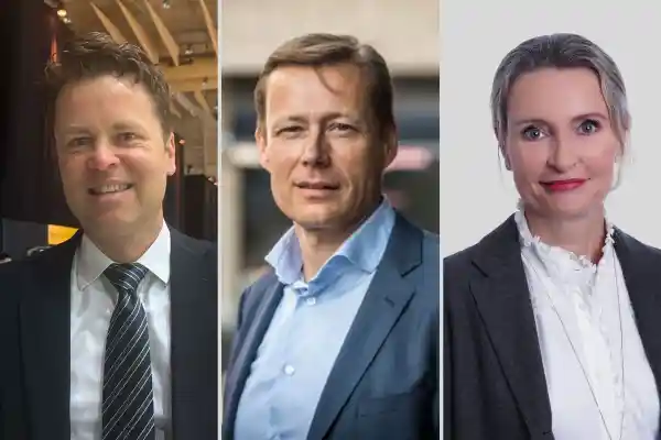 Niclas Davidsson, Vesa Tempakka och Lotta Rosenberg. Foto: pressbilder.