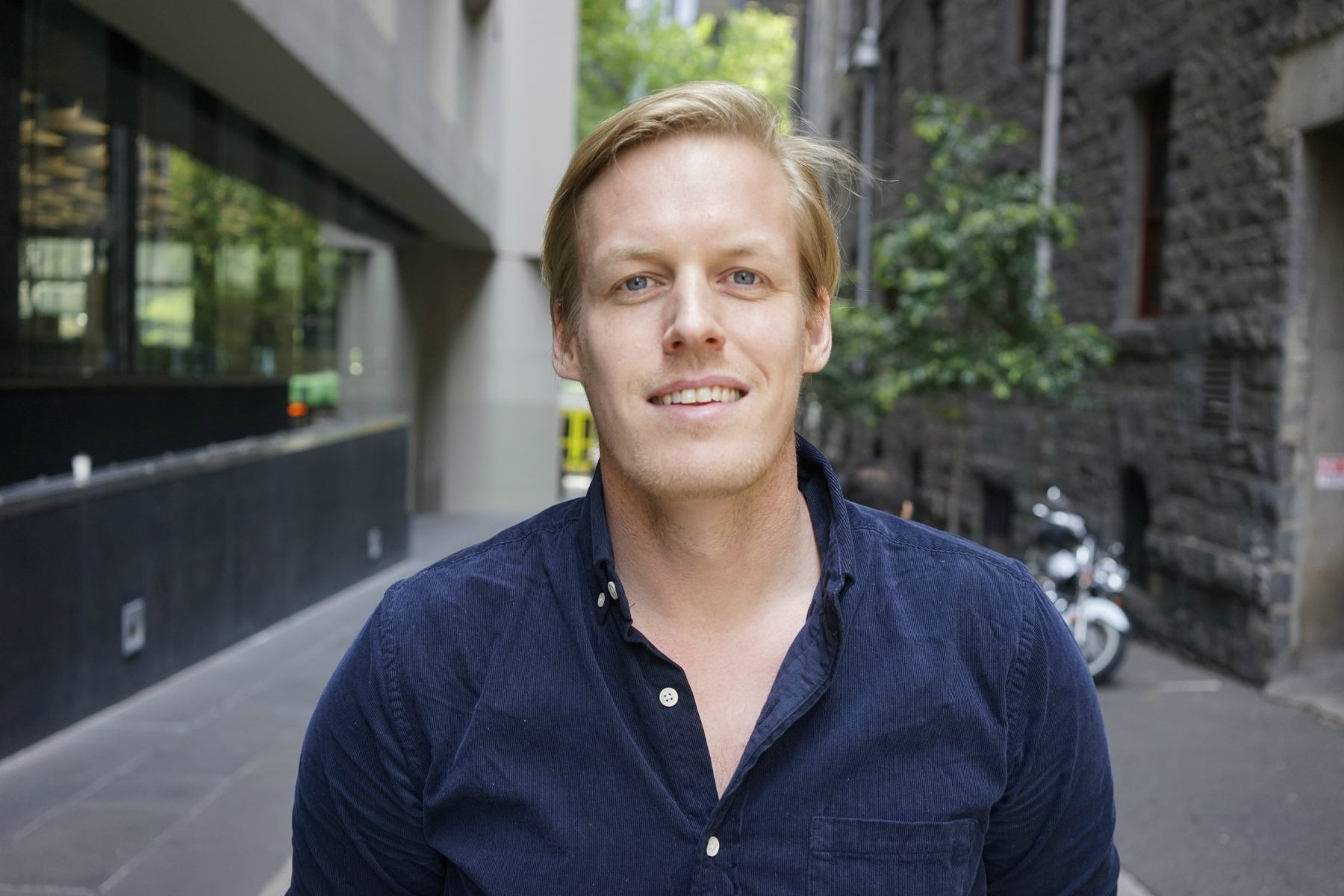 Nils Söderström, arbetar med venture clienting och innovation inom TRATON. Foto: Pressbild.