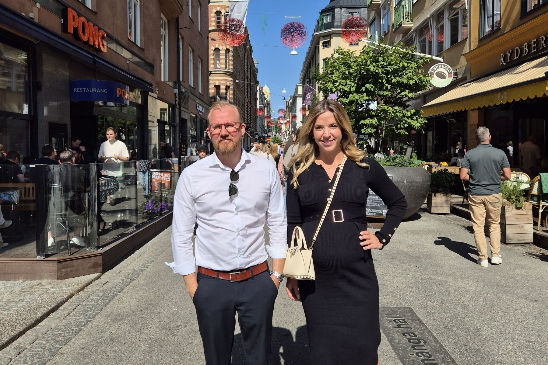Anders Billing och Sara Rasmussen. Foto: Pressbild