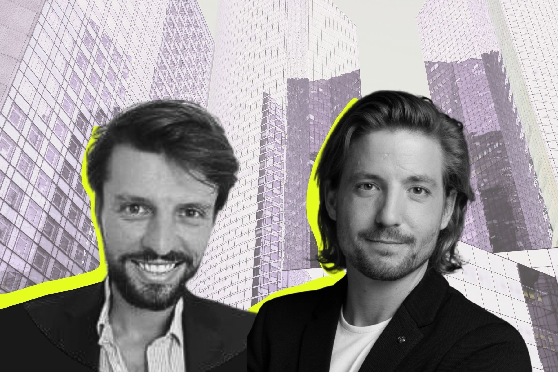 Basalt founding partners Timothée Badie (left) and Gaspard Bidot. Press photos/Impact Loop collage
