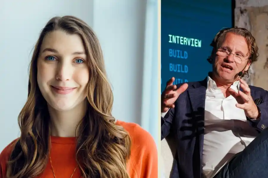 Caroline Walerud och Pär-Jörgen Pärson. Foto: Pressbild / John Resborn.