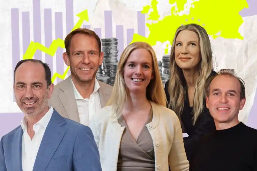 The partners from some of the firms featured in this article. Names below. Credit: Press photos/Impact Loop