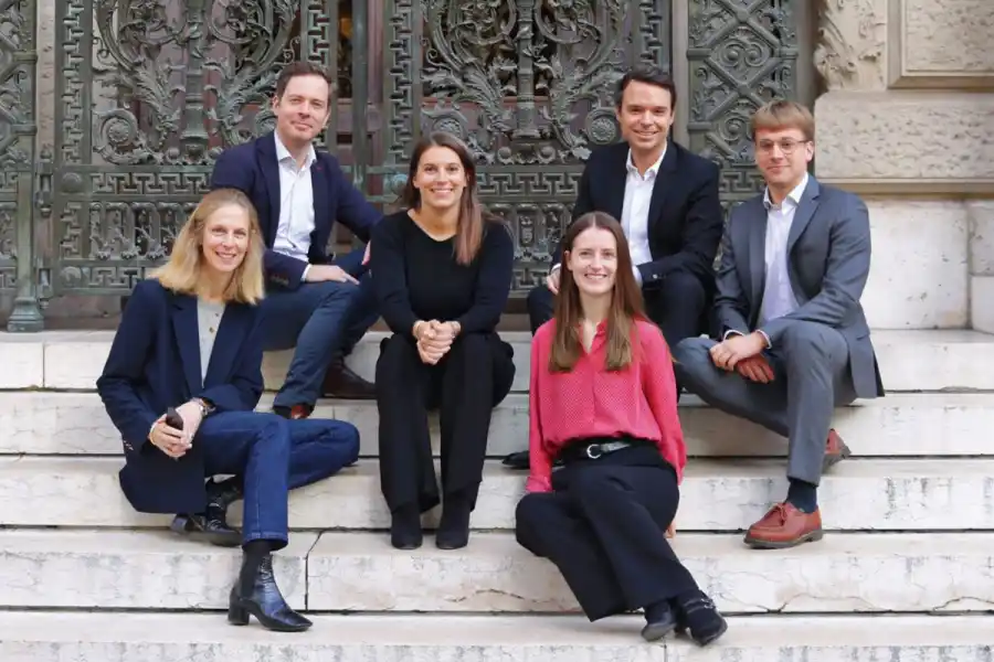 Left to right: Ring Capital's Marie-Capucine Lemétais (GP), Pierre-Alexis de Vauplane (GP), Sara De Benedetti (Principal), Laure Tallon (Associate), Anthony Guillen (Partner), Maxime Dejardin (Analyst). Supplied