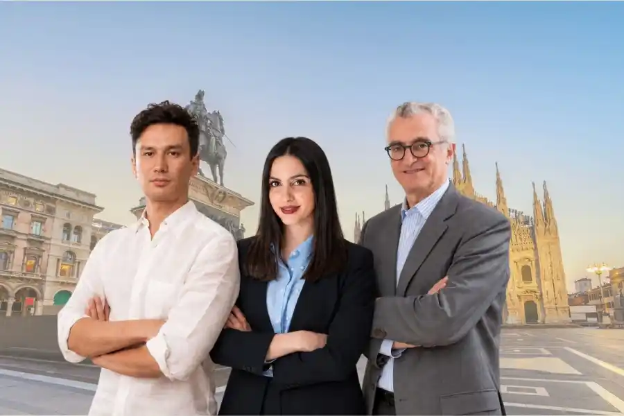 Giulio Montoli, partner at Z_One, Giulia Fazzini, junior partner at Z_One (middle) and Luigi Capello, partner at Z_One (right)