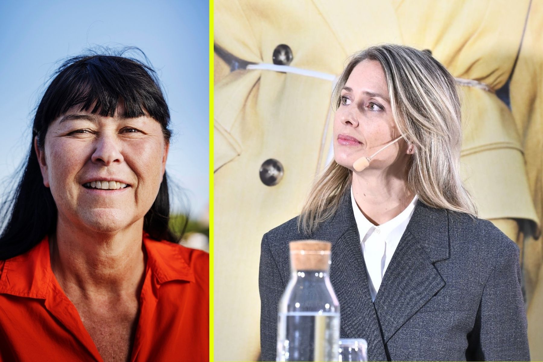 Katarina Berg och Helena Helmersson, nu på On. Foto: TT/Pressbild.