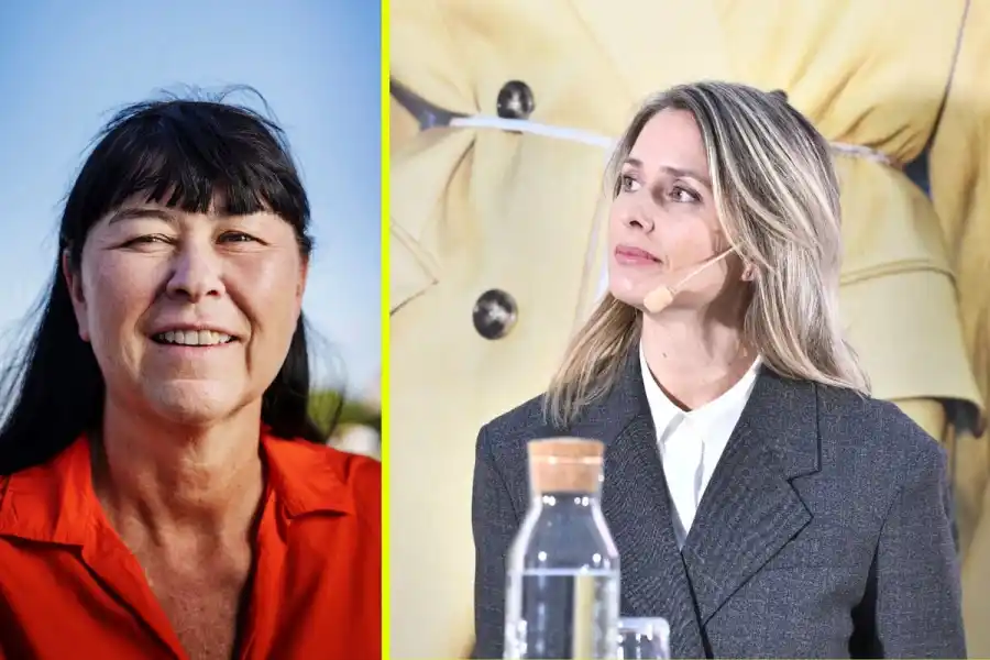 Katarina Berg och Helena Helmersson, nu på On. Foto: TT/Pressbild.