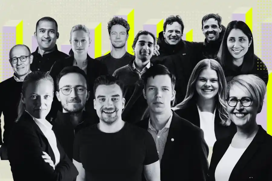 Some of the entrepreneurs and investors behind Europe's top 25 climate tech funding rounds so far in 2025. Image: Press pictures/Impact Loop