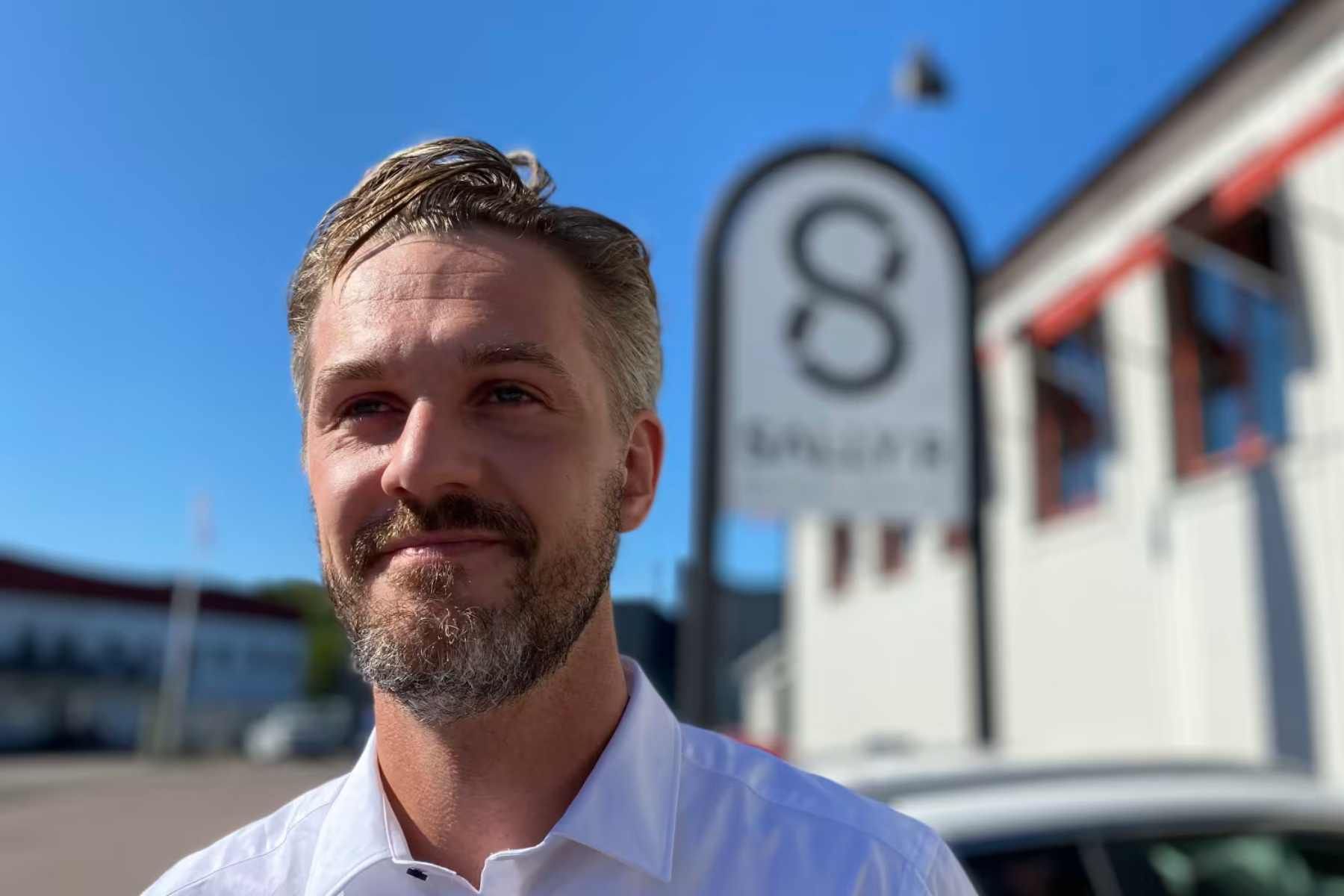 Fredrik Tunberg, vd för Sally R.