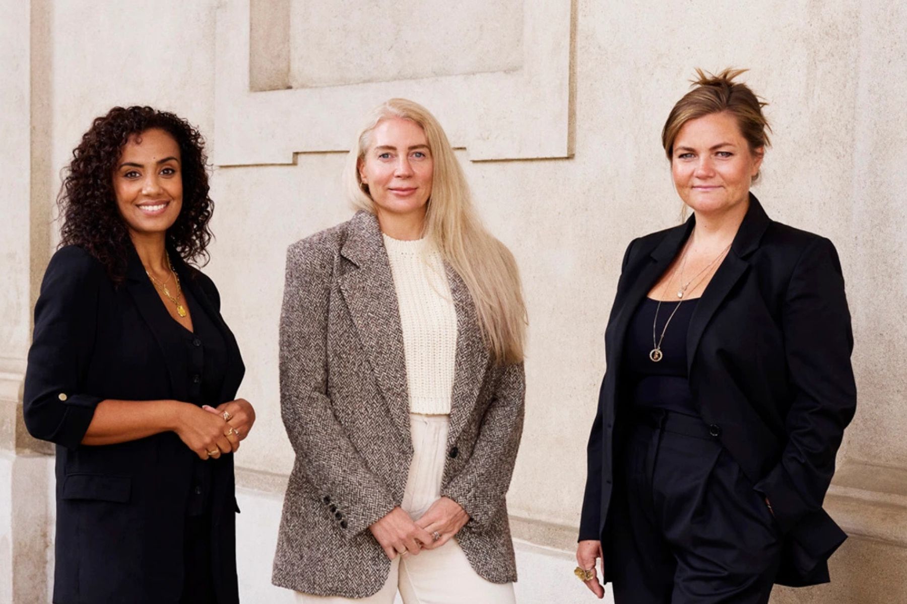 UV:s general partners Nora Bavey, Alexis Horowitz-Burdick och Thea Messel. Foto: pressbild.