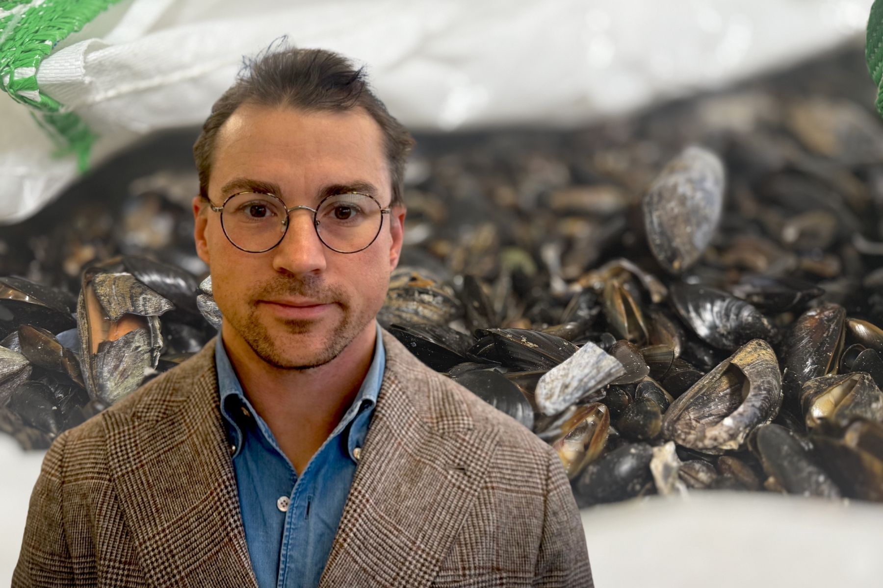 Erik Lindberg, vd på Musselfeed. Foto: pressbilder.