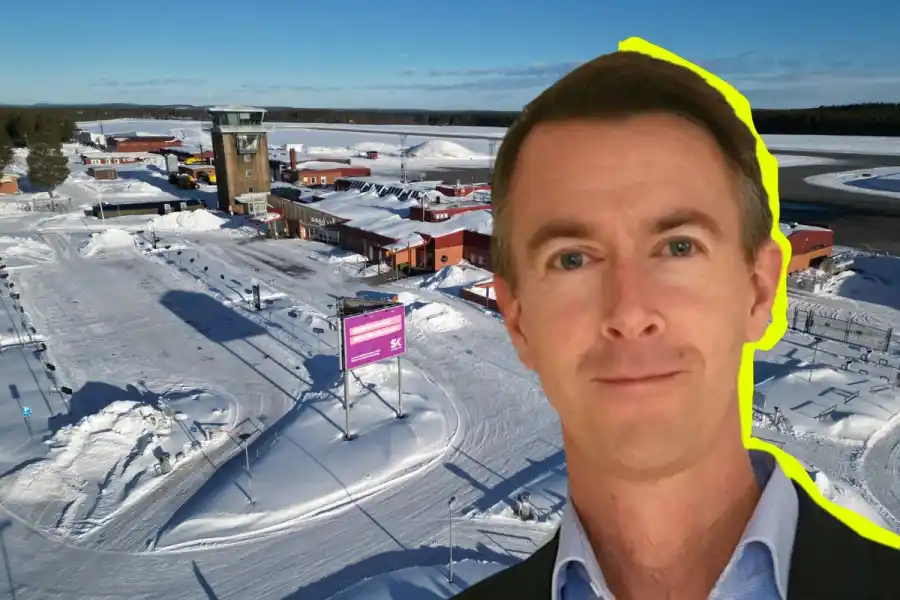 Henrik Littorin, programansvarig på Arctic Aviation Hub. Foto: pressbilder