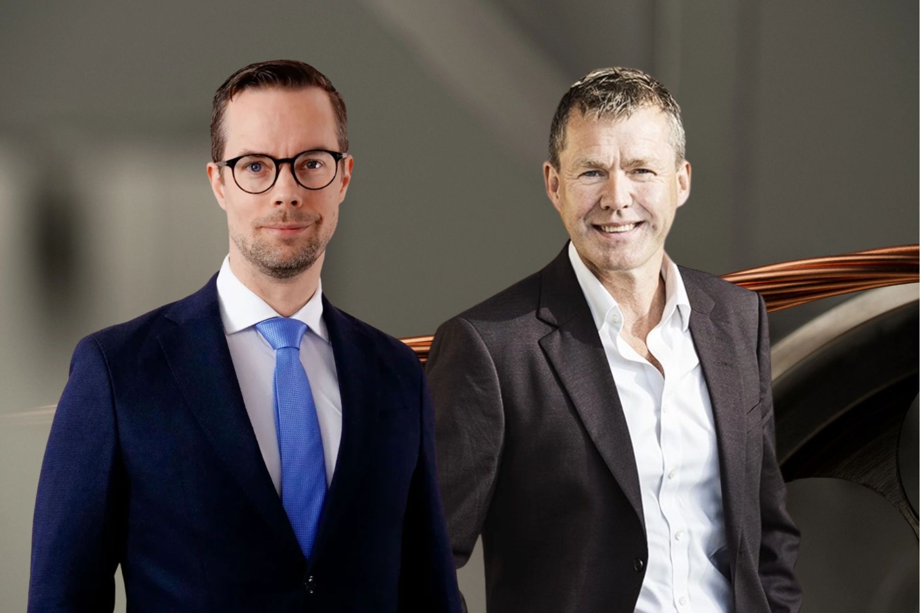 Anders C. Wulff, CEO, Subra (left) and Anders Spohr, managing partner, Planetary Health Investments. Credit: Subra/Novo Holdings