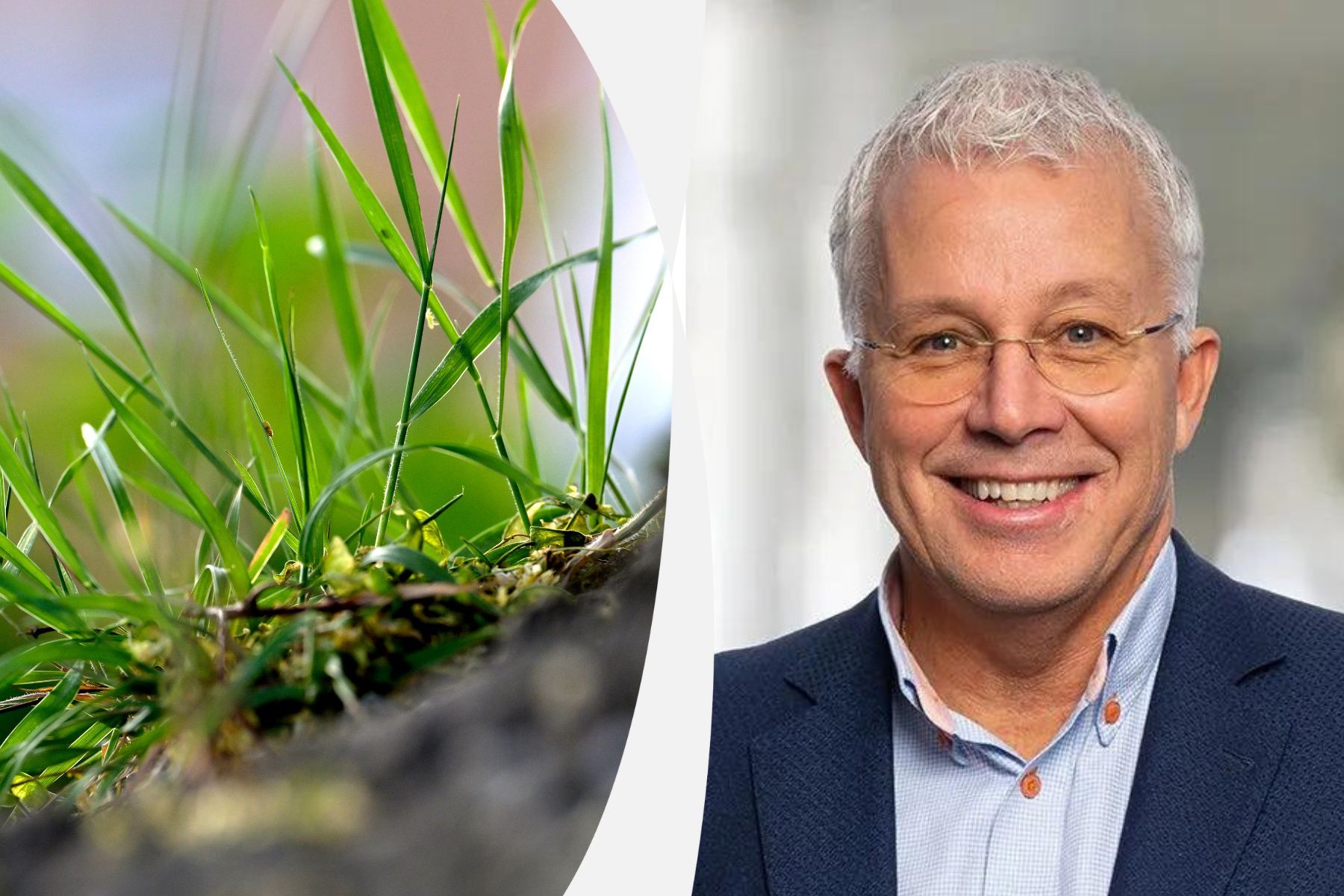 Peder Dagsánth tror på gräsets potential som biobränsle. Foto: Janerik Henriksson/TT