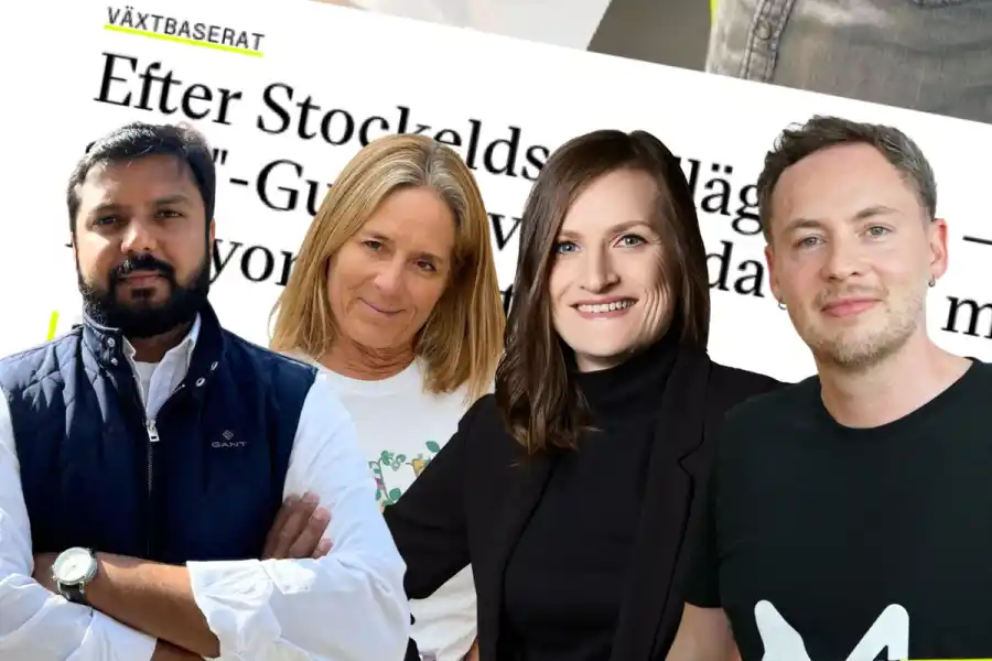 Ramkumar Nair (Smaqo), Helene Nielsen (Dug), Nadine Geiser (World Fund), Thomas Cresswell (Melt&Marble). Foto: Pressbilder.