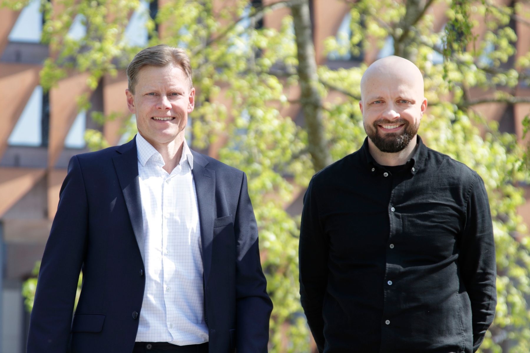 Steady Energy CEO Tommi Nyman (left) and CTO Hannes Haapalahti. Press photo