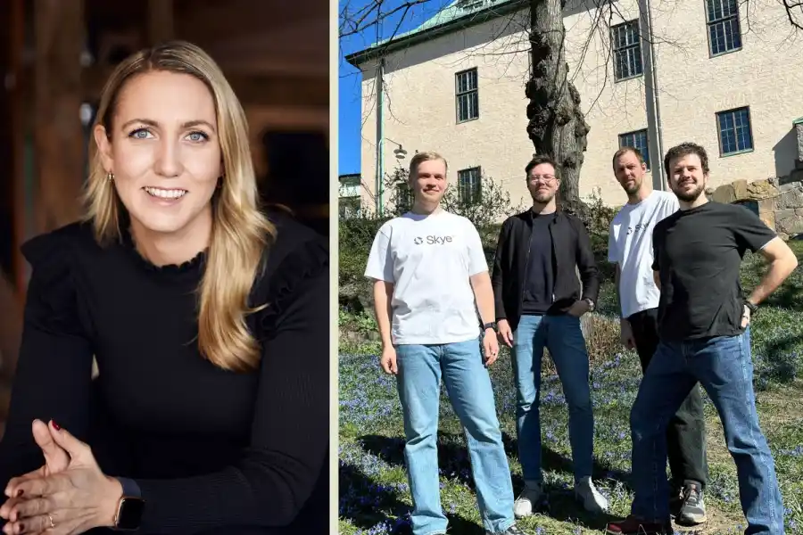 Sara Rywe, investerare på Byfounders och grundarteamet till Skye. Foto: pressbilder.
