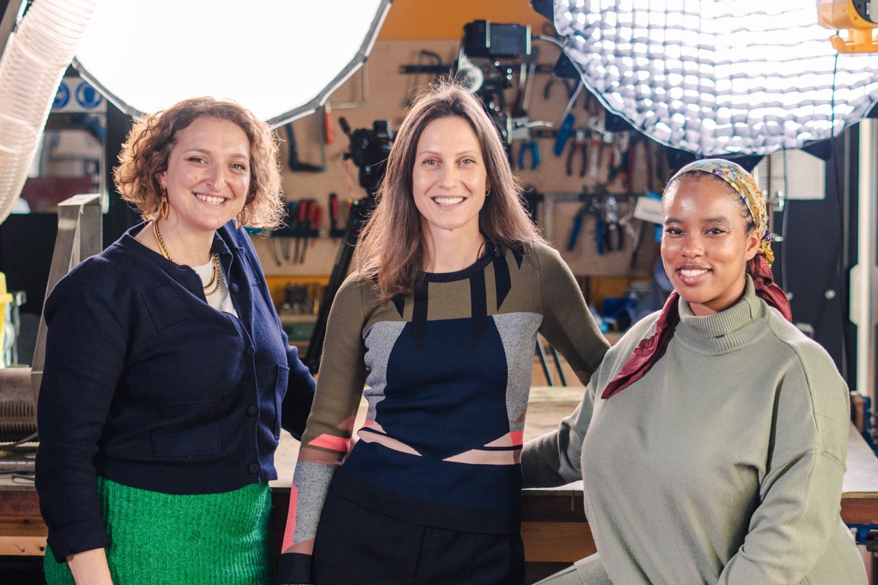 Unravel Health founders Liza Levy (left), Veronika Bridgman (centre), and Dr. Alexandra Oti. Image supplied