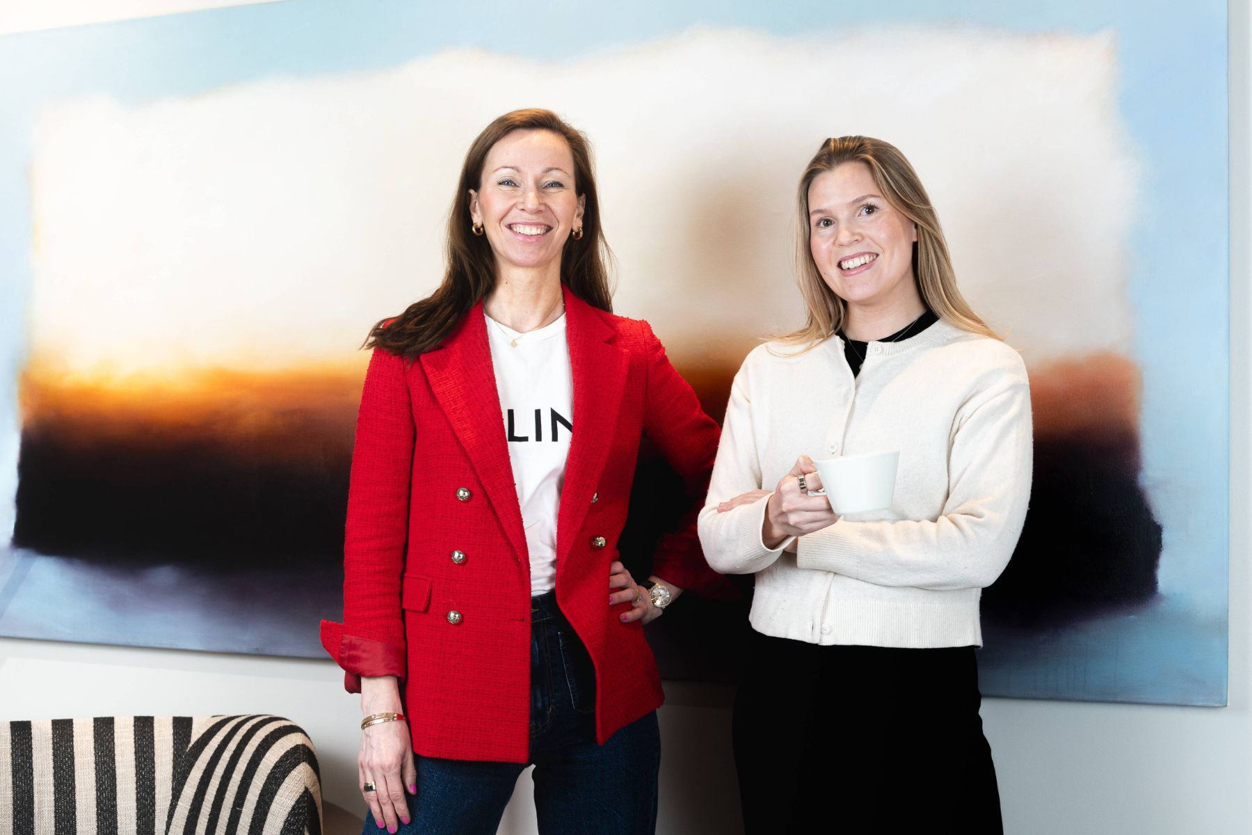 Kvanted partner Maria Wasastjerna (left) and new investment manager Lyydia Lappi (right)