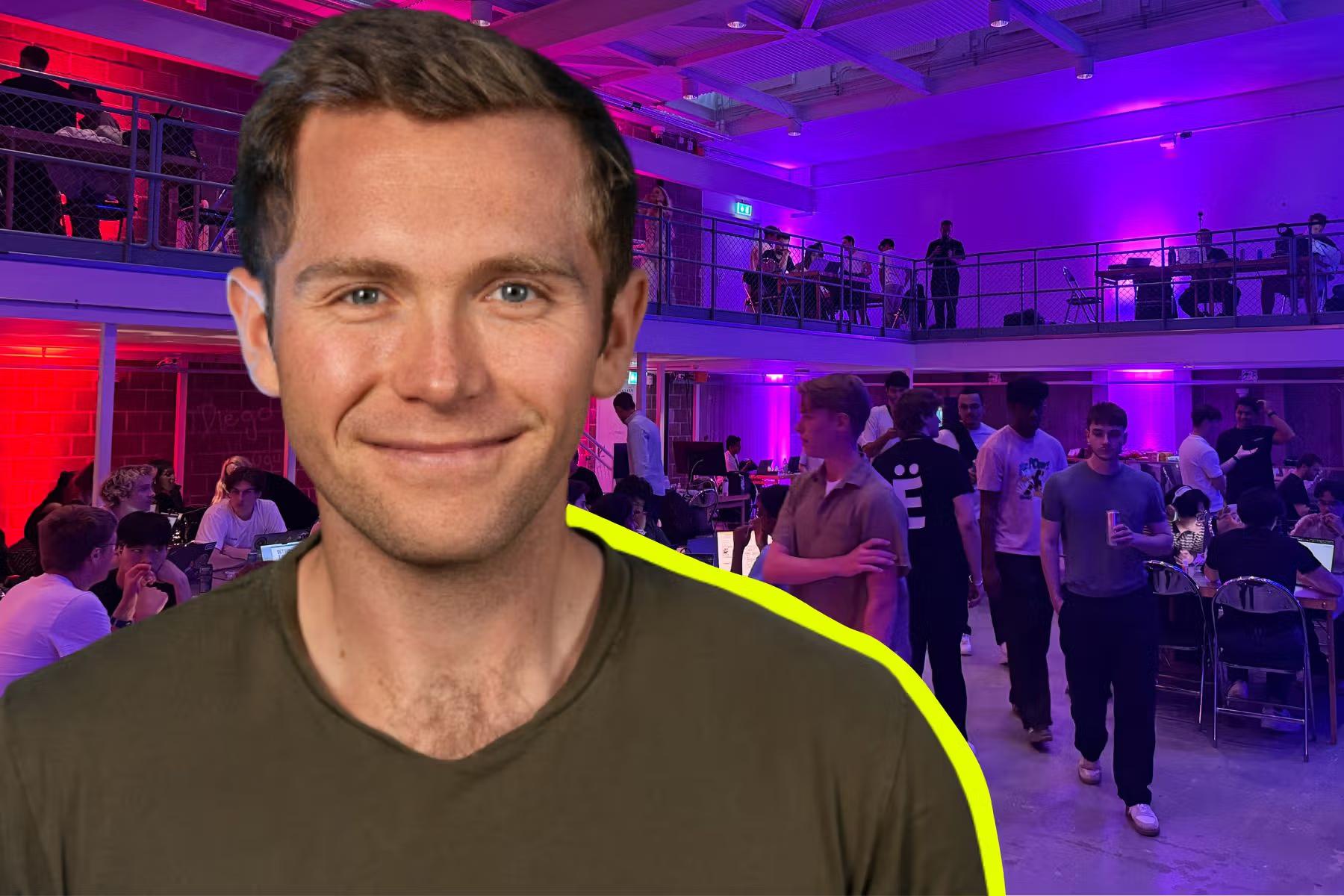 Harry Stebbings, grundare av Poject Europe. Foto: pressbild och Impact Loop.