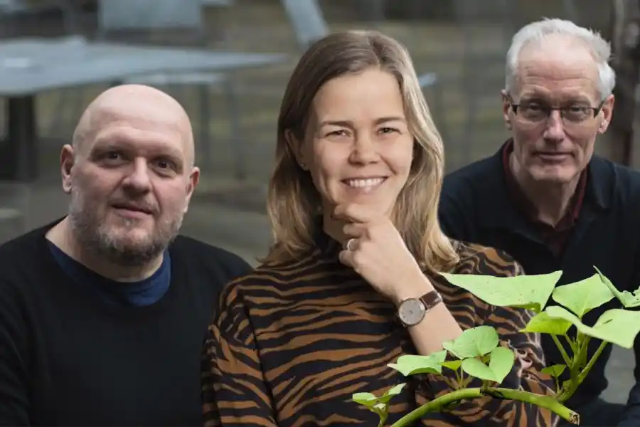Rosemari Herrero och Pinc investerar i danska Mycoverse som leds av Niels Bjerg Jensen och Svend Petersen. Foto: Pressbilder (montage).