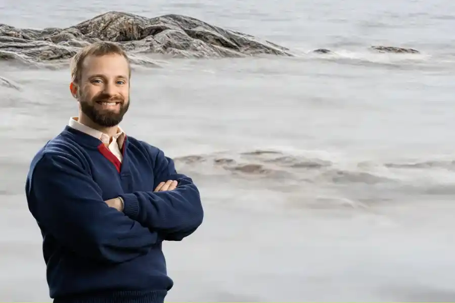 Andreas Larsson på Energiforsk. Pressbilder (montage).