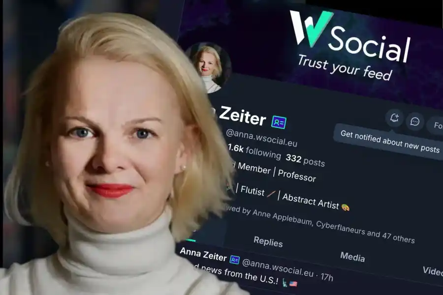 Anna Zeiter, CEO of W Social. Press photo / screenshot.
