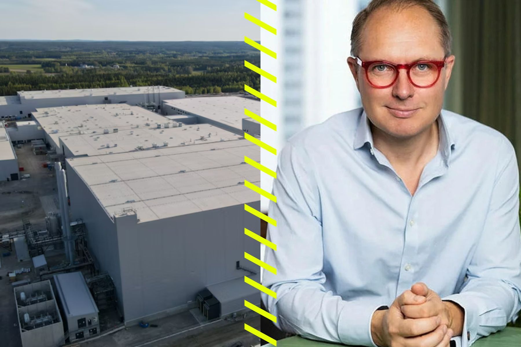 Erik Zsiga, presschef på Northvolt. Foto: pressbild/TT.