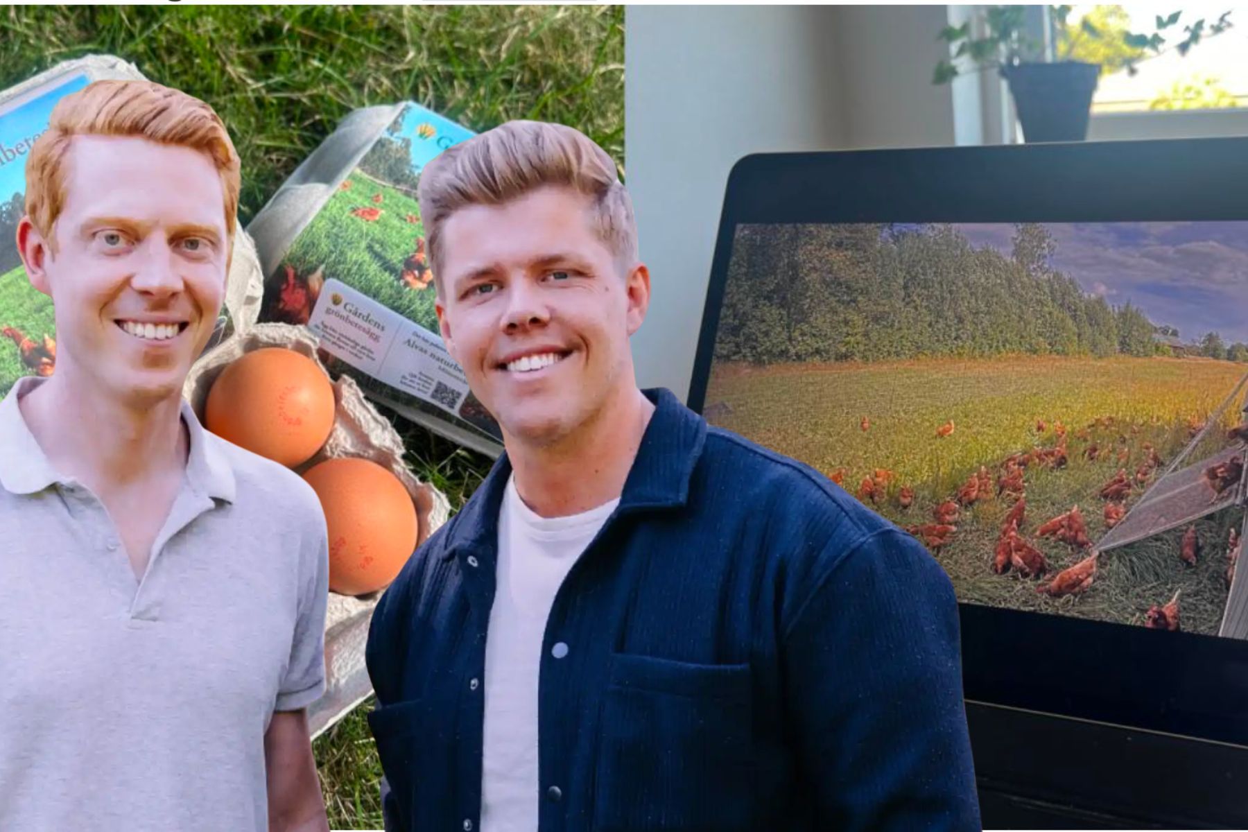 Alexander Engels och Oskar Karlsson på Gårdens. Foto: pressbild.