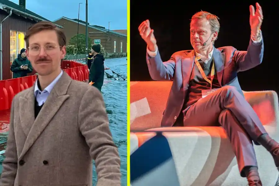 Douglas Hällström och Pelle Mattisson. Foto: pressbild / Jonas Borg.