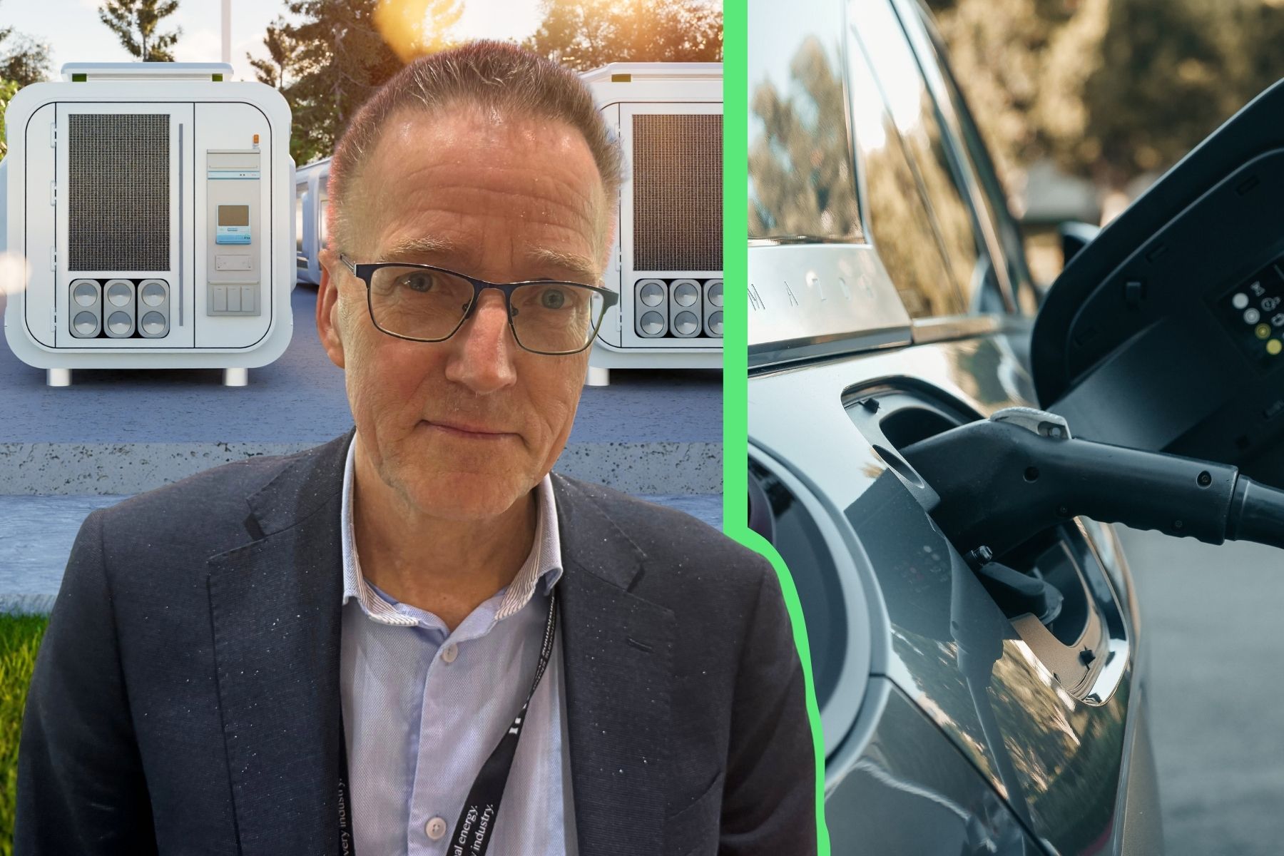 Johan Söderbom på Innoenergy. Foto: Pressbilder (montage).