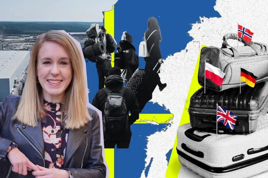 Maddy Savage, reporter på Impact Loop. Montage: Impact Loop/Pressbilder