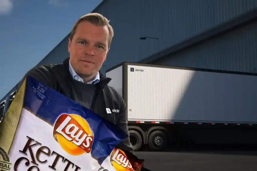 Robert Falck, vd på Einride. Foto: TT / pressbild.