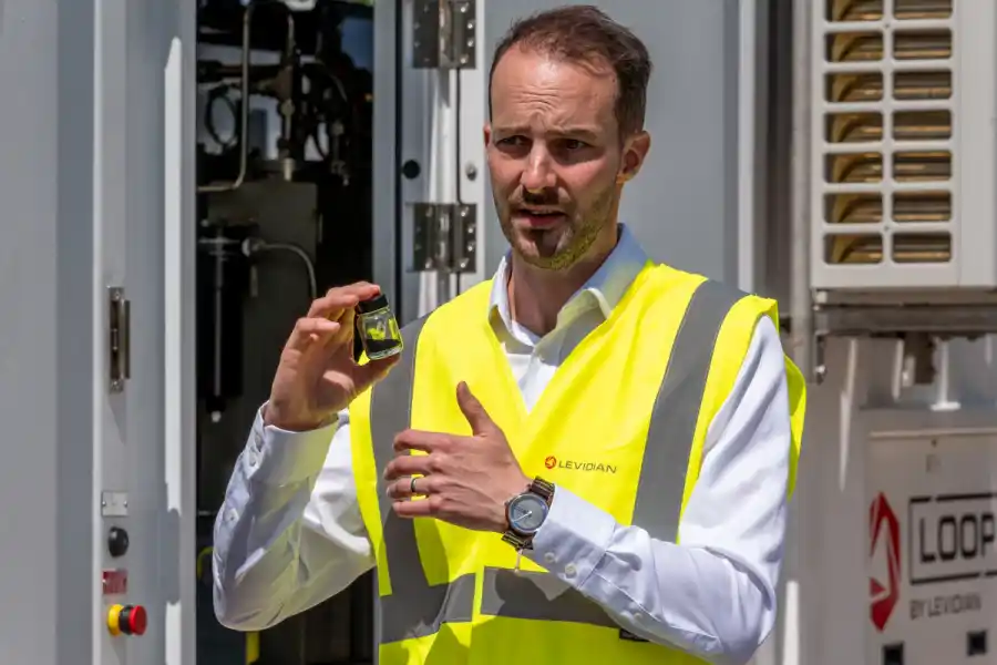 John Hartley, founder of Levidian. Photo: press image.