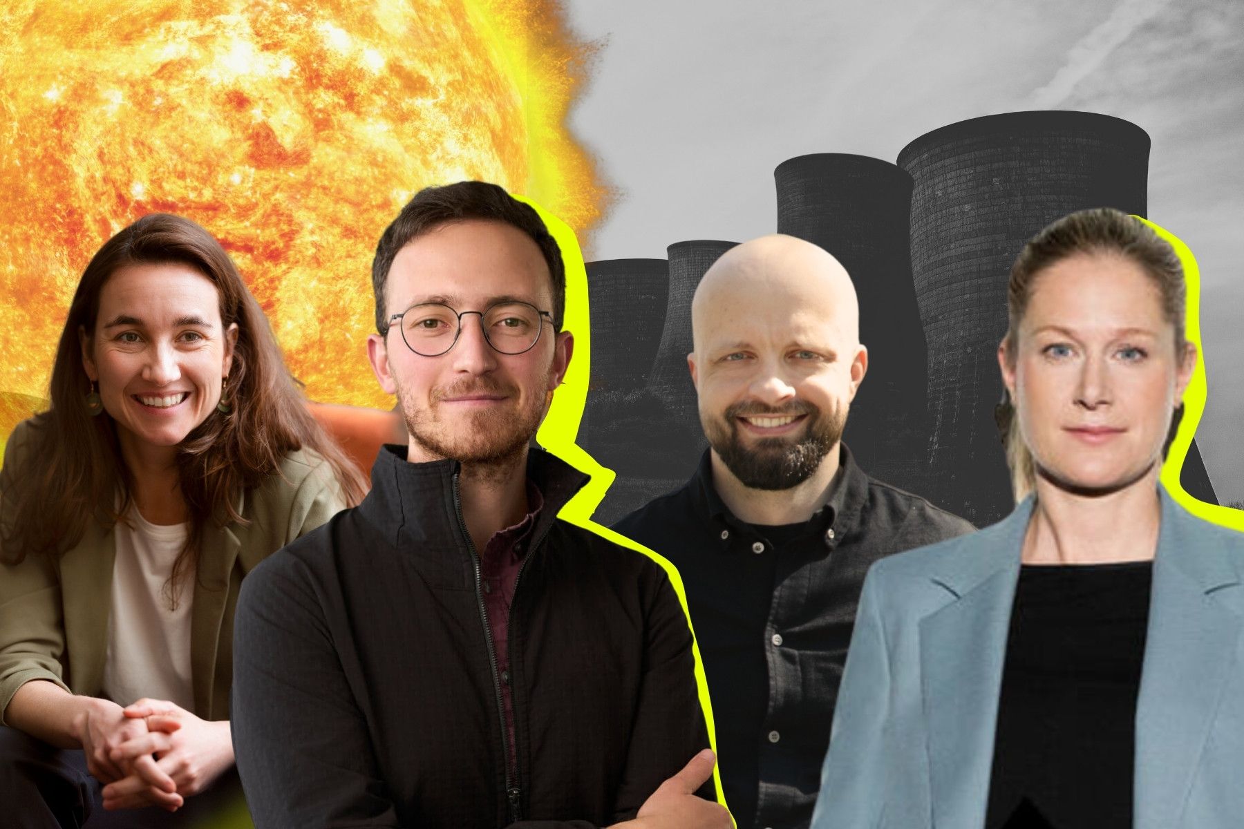 Some of the European founders behind this year's nuclear funding record. Names listed at bottom of the article. Credit: Press photos/Impact Loop