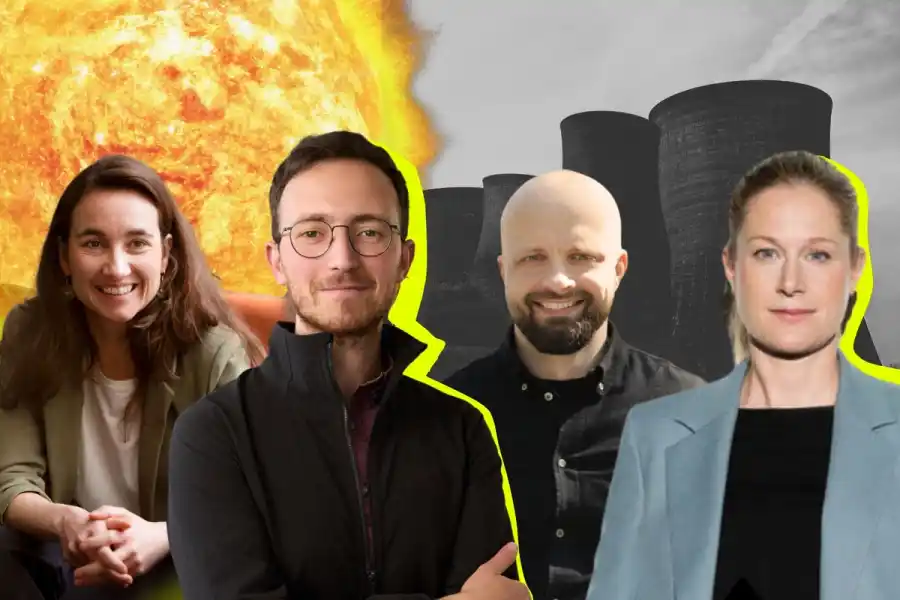 Some of the European founders behind this year's nuclear funding record. Names listed at bottom of the article. Credit: Press photos/Impact Loop