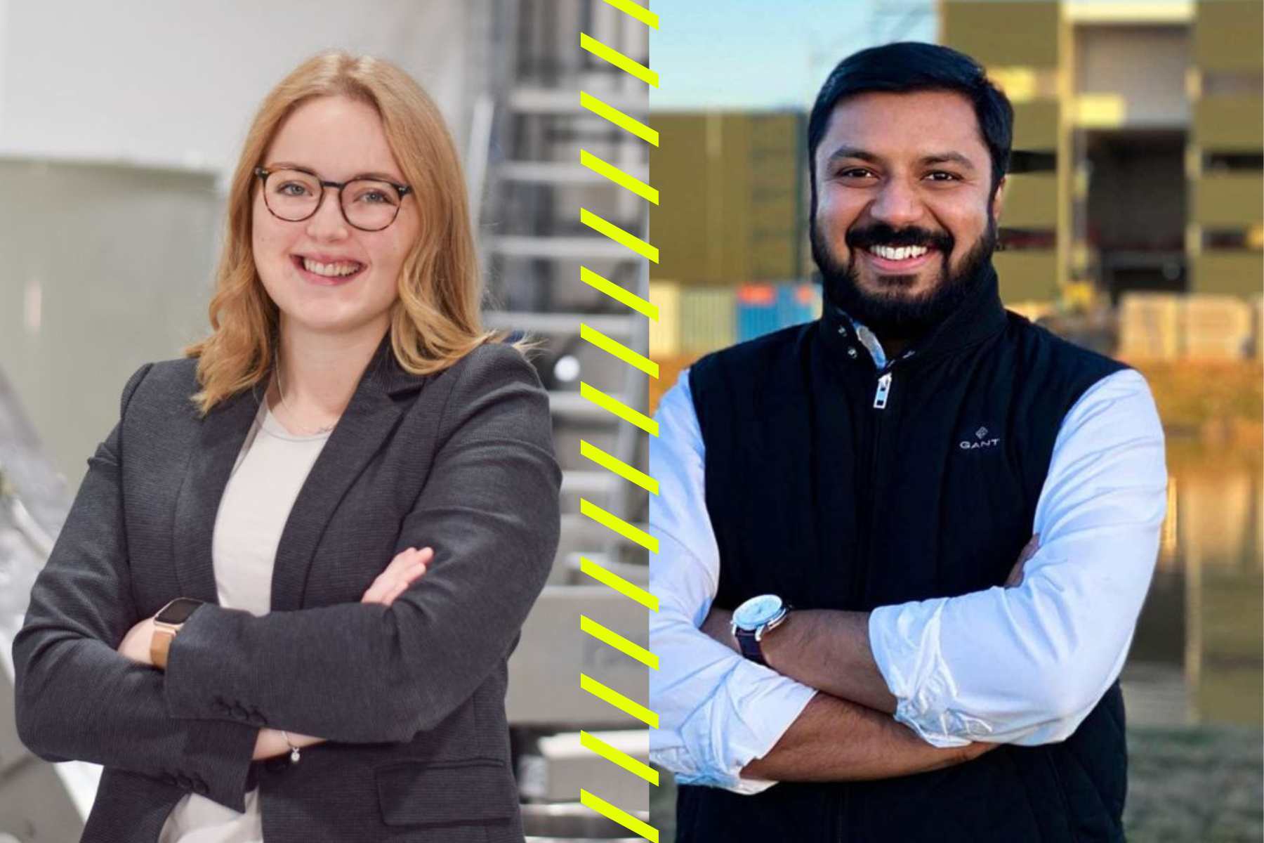 Ebba Fröling, COO och Ramkumar Nair, vd och grundare av Mycorena. Foto: pressbilder.