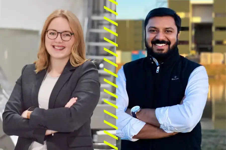 Ebba Fröling, COO och Ramkumar Nair, vd och grundare av Mycorena. Foto: pressbilder.
