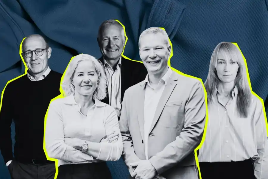 Harald Mix (foto: TT), Susanna Campbell, Carl-Erik Lagercrantz, Dennis Nobelius och Emma Stjernlöf. Foto: pressbilder och collage av Impact Loop.