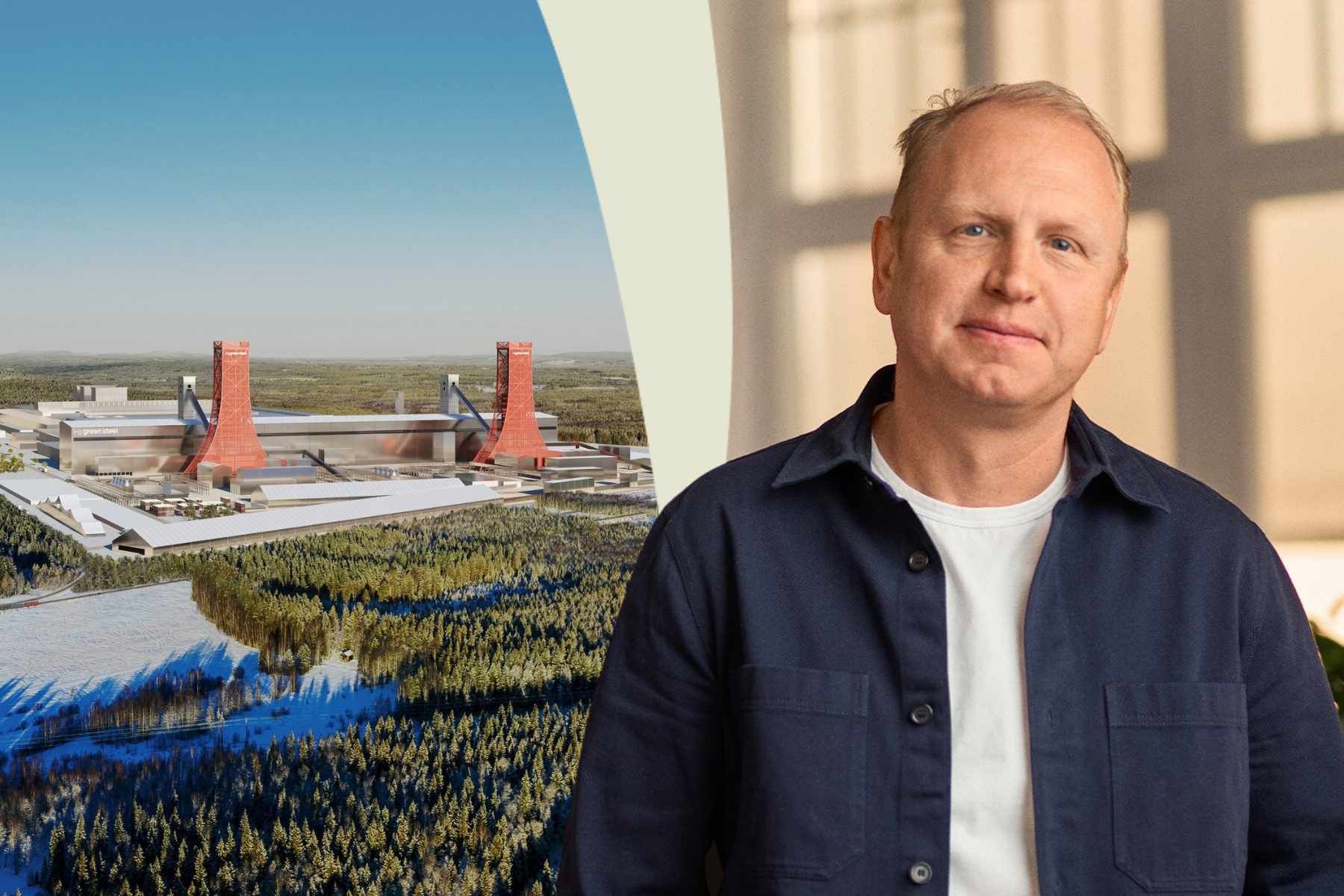 Henrik Henriksson, vd för H2 Green Steel. Foto: pressbild.
