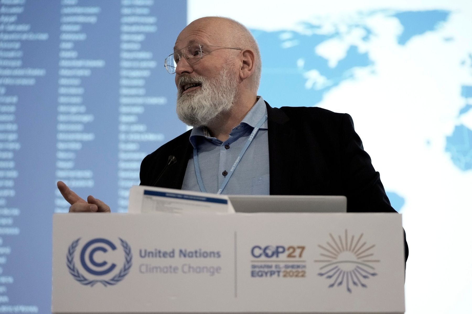 Frans Timmermans, arkitekten bakom EU:s klimatpolitik. Foto: AP.