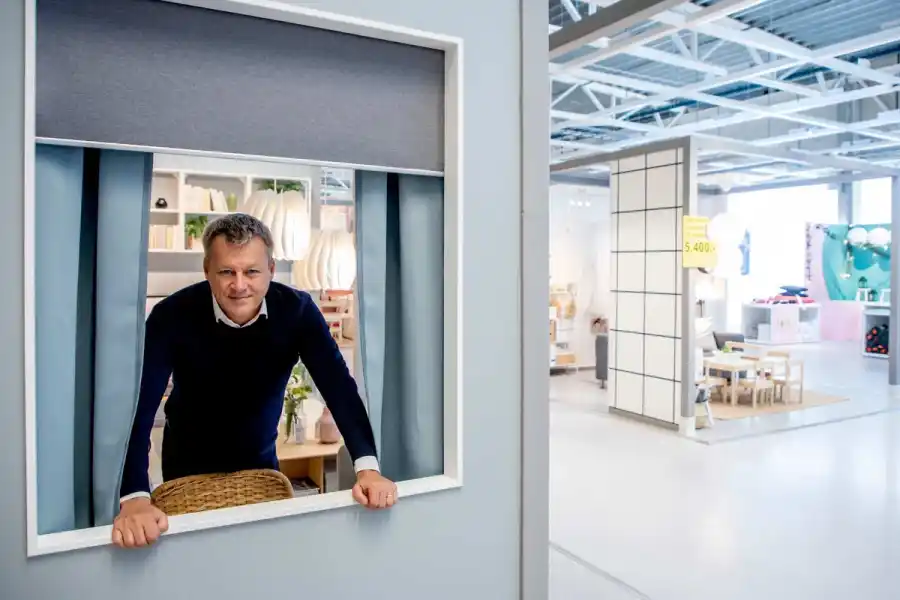 Jesper Brodin, vd för Ingka Group som äger större delen av Ikea-varuhusen. Foto: Adam Ihse / TT.