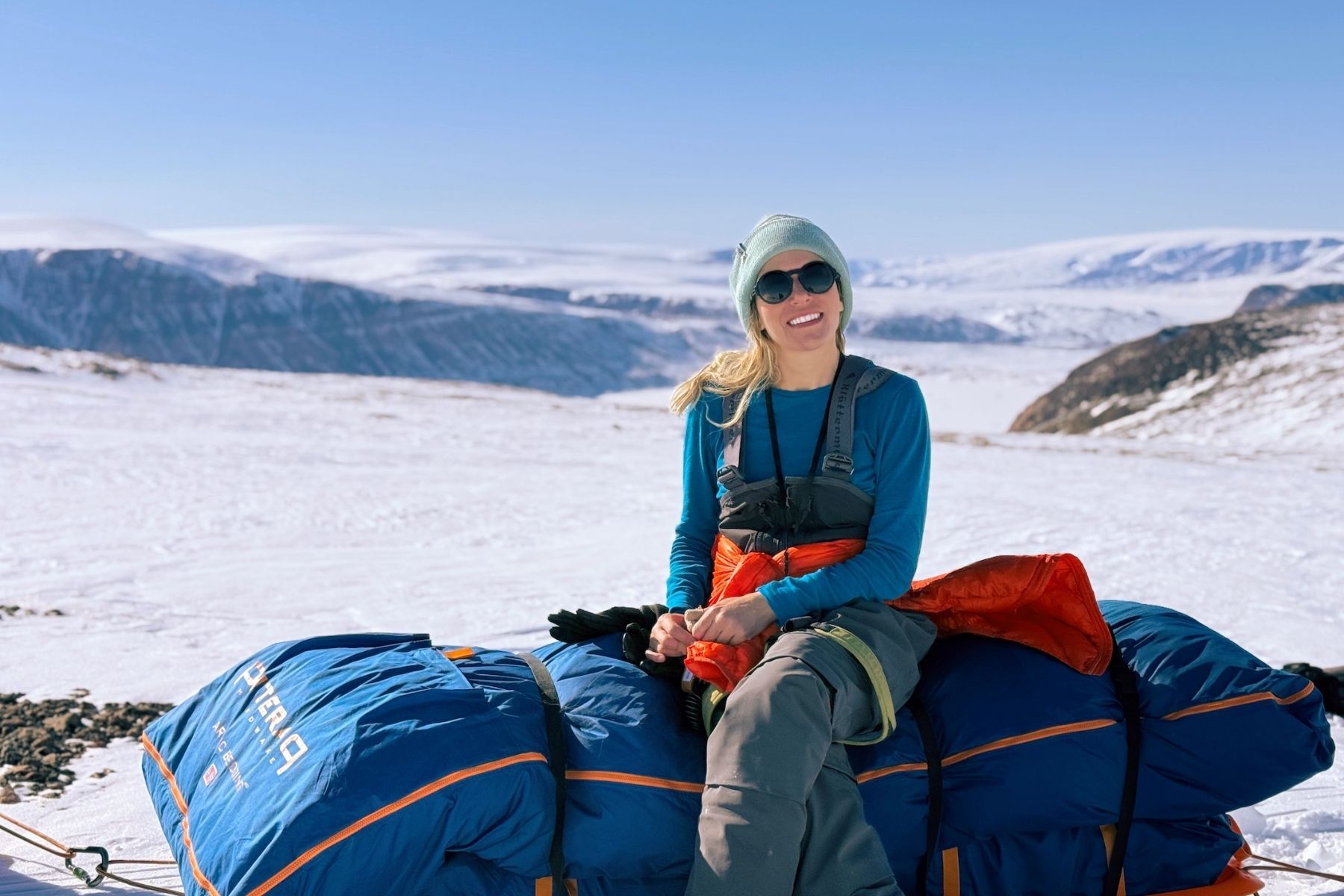 Lexi Novitske in Greenland. Photo: Lexi Novitske
