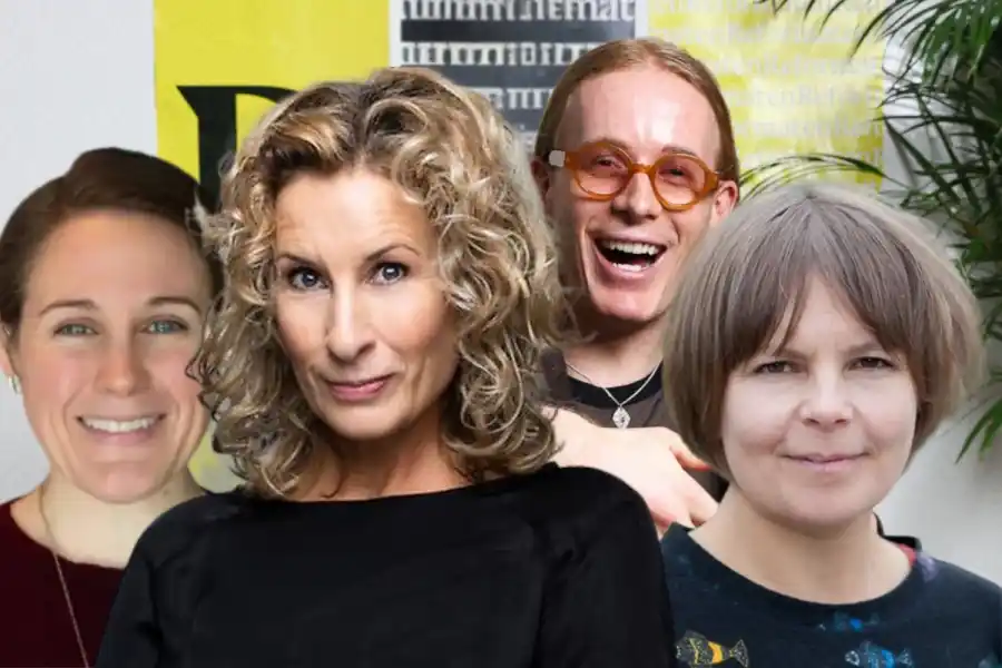 Amanda Wood, Katarina Graffman, Pelle Bengtsberg, Elin Röös. Foto: Pressbilder. Montage: Impact Loop.