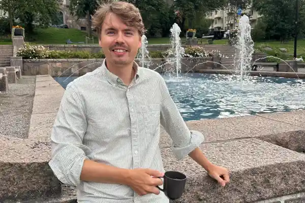 Axel Ehrling, analys- och leveranschef på klimatdatabolaget Atmoz. Foto: Privat.