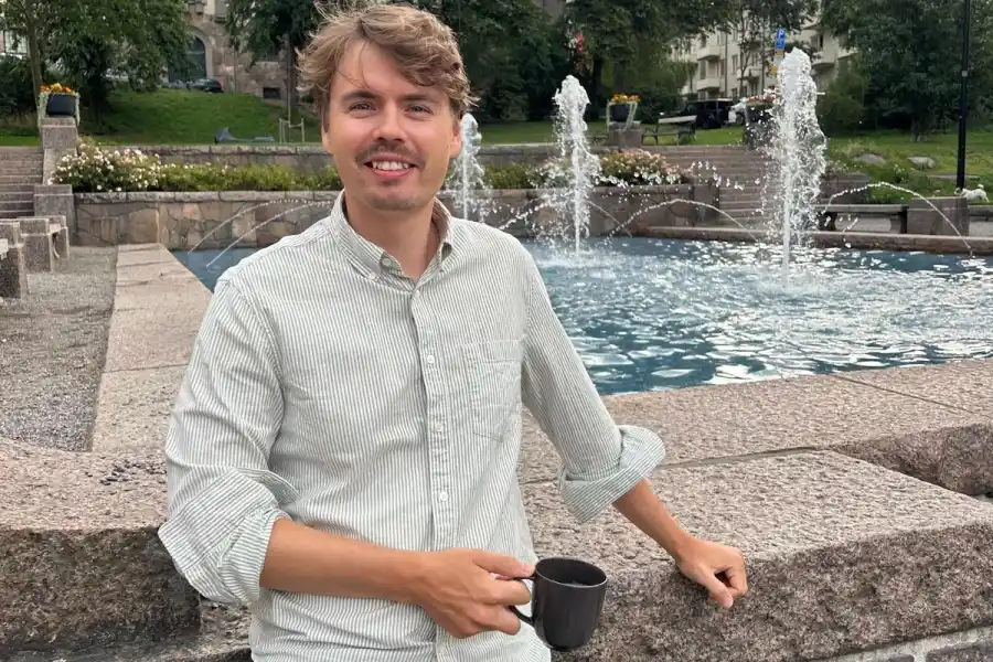 Axel Ehrling, analys- och leveranschef på klimatdatabolaget Atmoz. Foto: Privat.