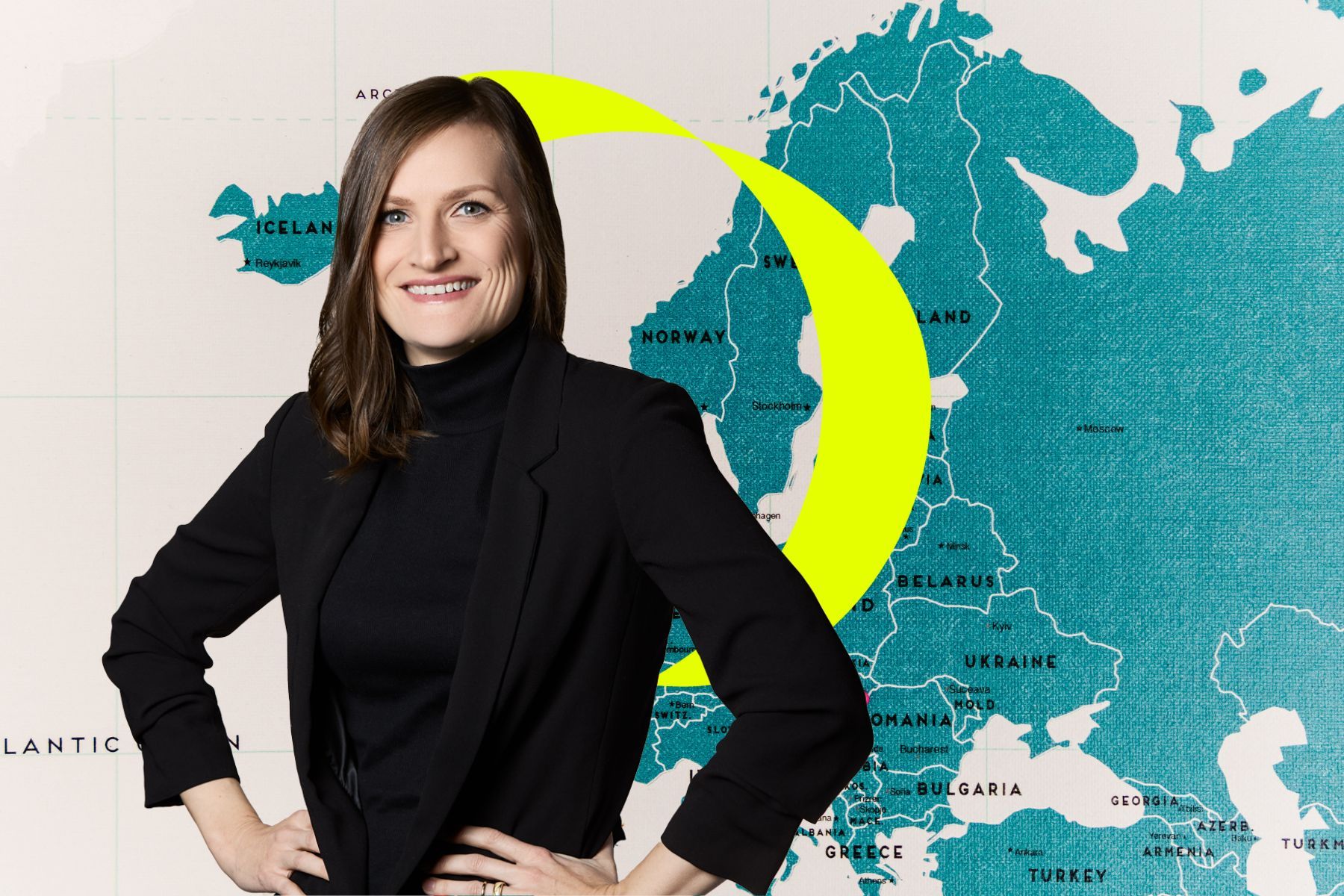 World Fund Principal Nadine Geiser. Photo: World Fund. Collage: Impact Loop.