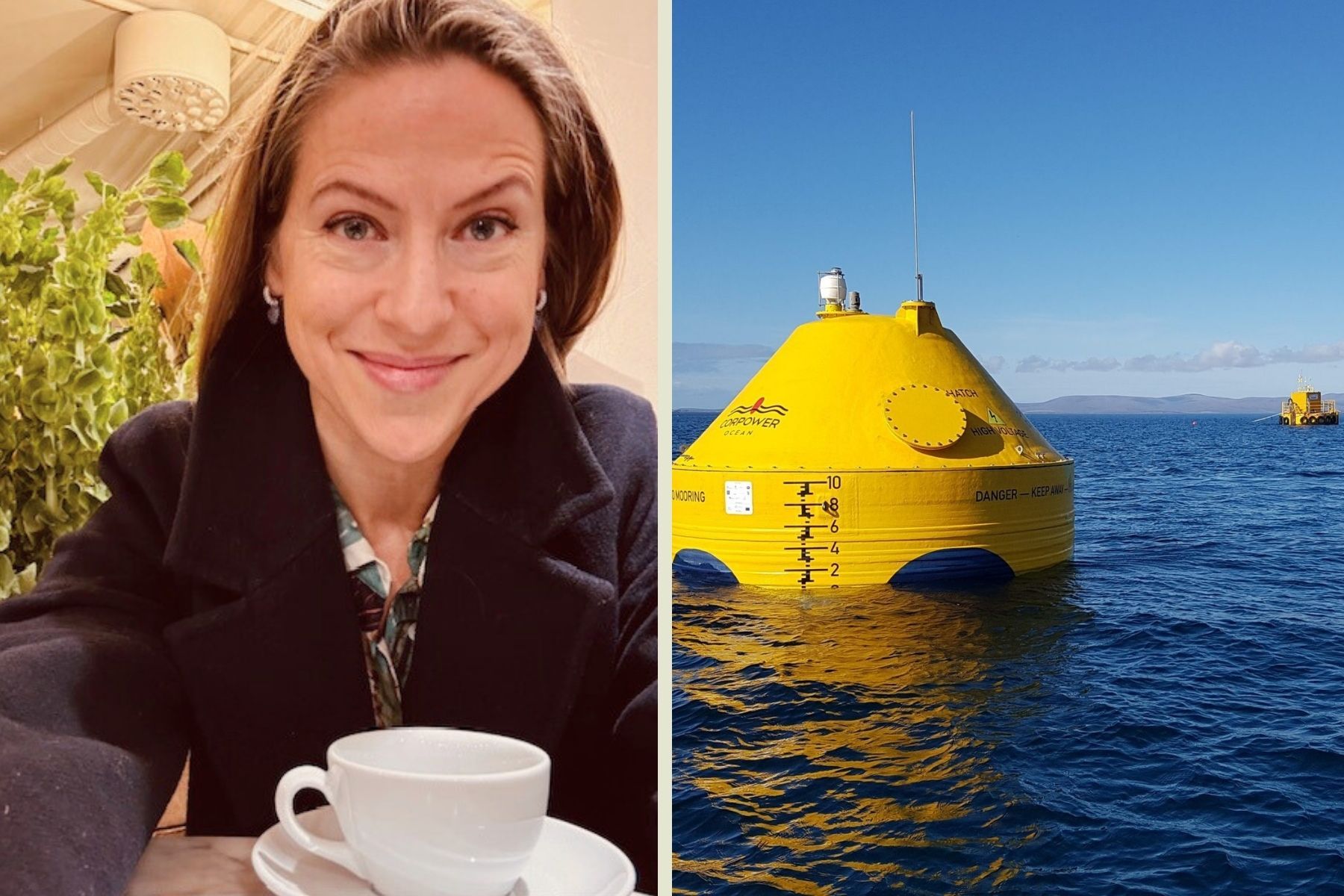 Catharina Belfrage Sahlstrand, ny kommersiell chef på Corpower Ocean. Foto: Privat/Pressbild.