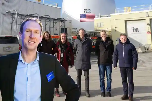 Blykallas vd Jacob Stedman och bolagets team på plats i USA. Foto: pressbilder.